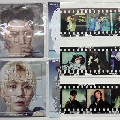 Seventeen 正五 拼圖、刮刮卡、膠片 合售 不拆