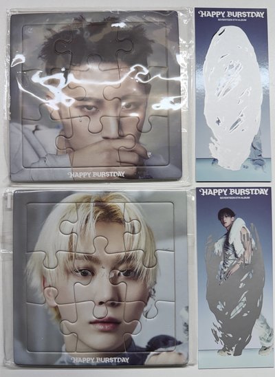 Seventeen 正五 拼圖、刮刮卡、膠片 合售 不拆