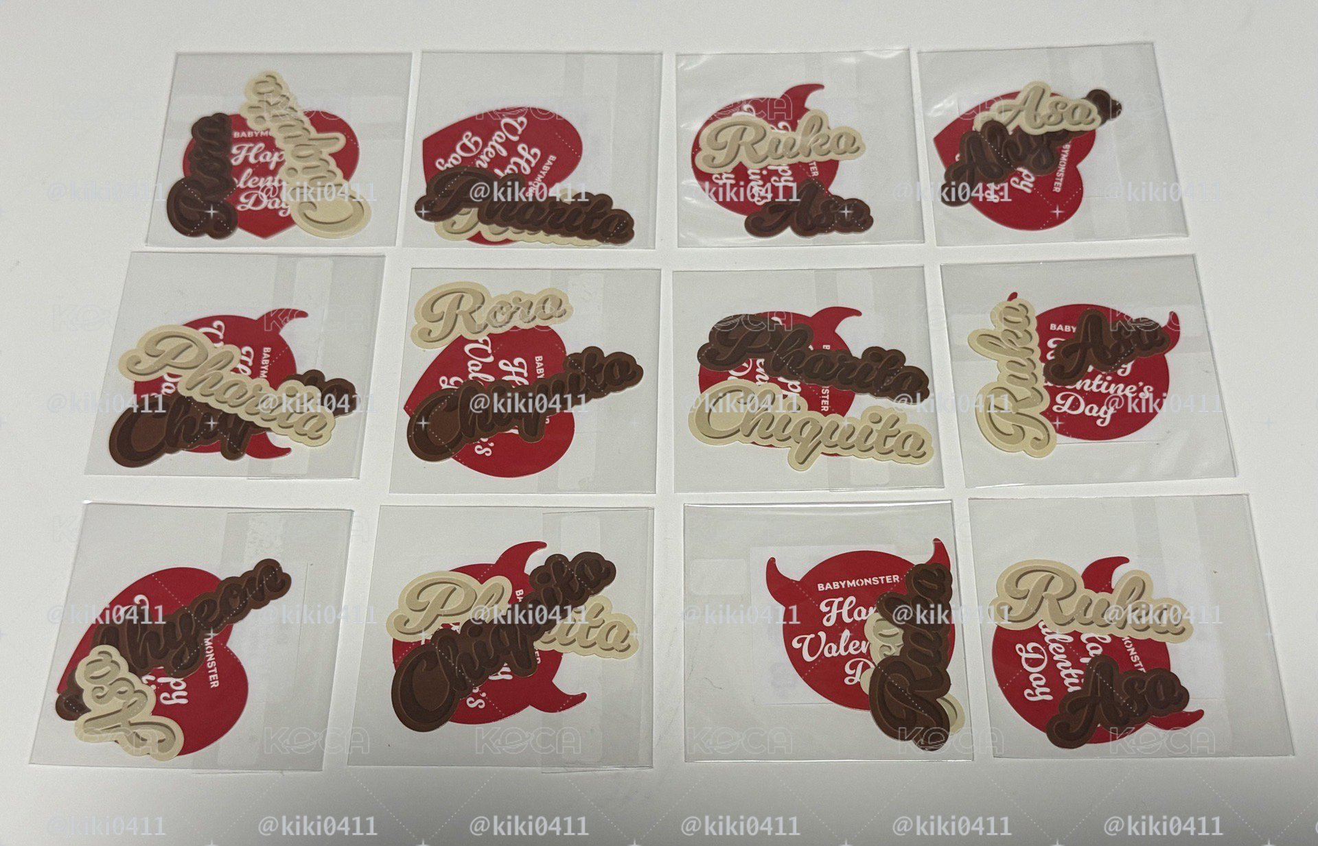 情人節一番賞貼紙