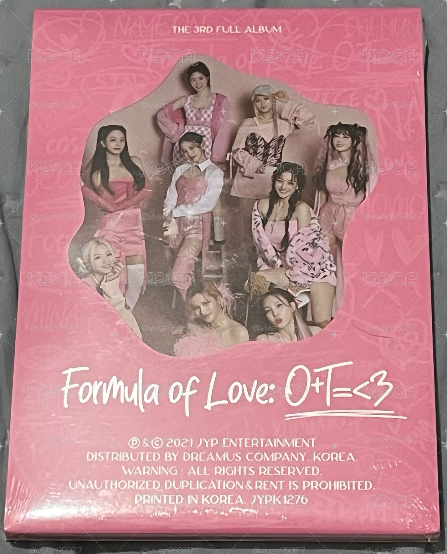TWICE 專輯《Formula of Love: O+T=<3》
