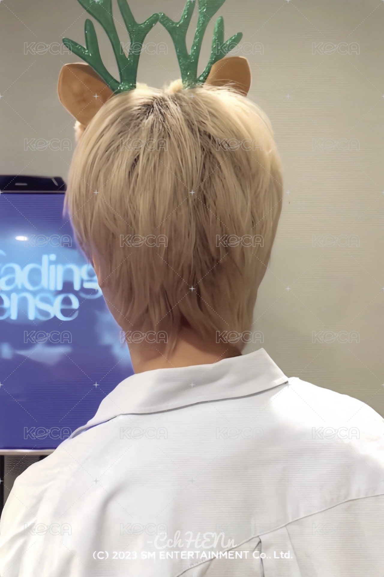 2023聖誕 周邊卡 壓克力旋轉立牌卡 背面