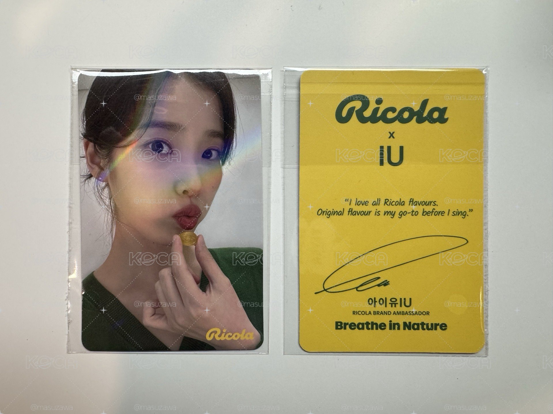 利口樂  1.0 ver.C/全家超商 IU代言卡 