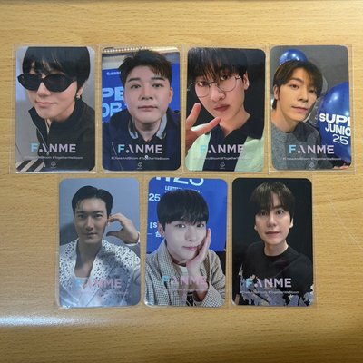 SUPER JUNIOR 正規12輯 FANME 台北簽售特典卡 