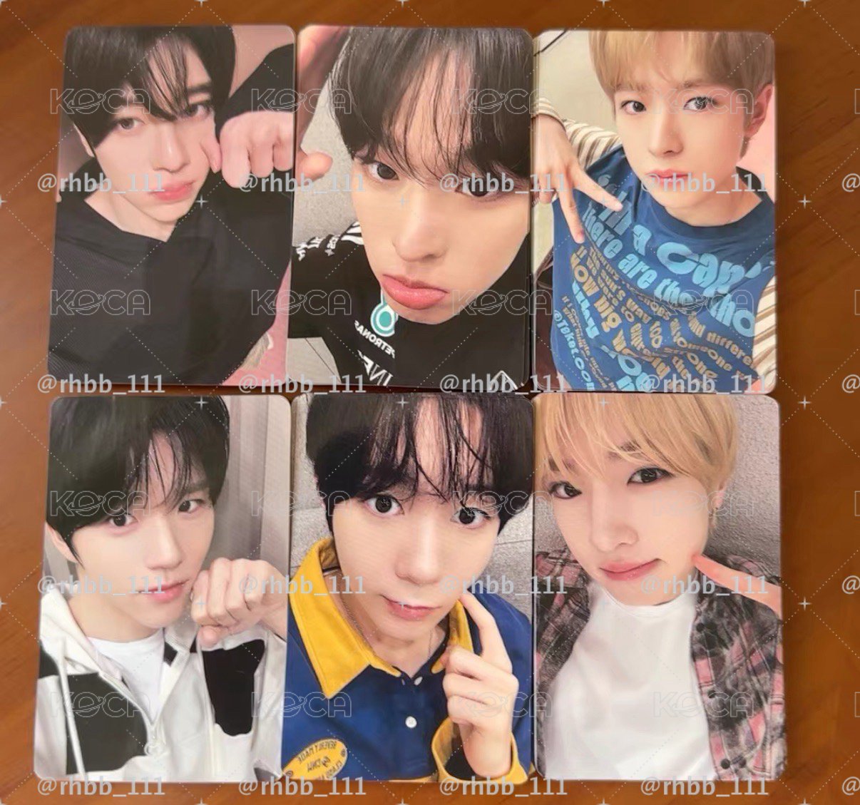 nct wish yzy1.0中文卡背 整套