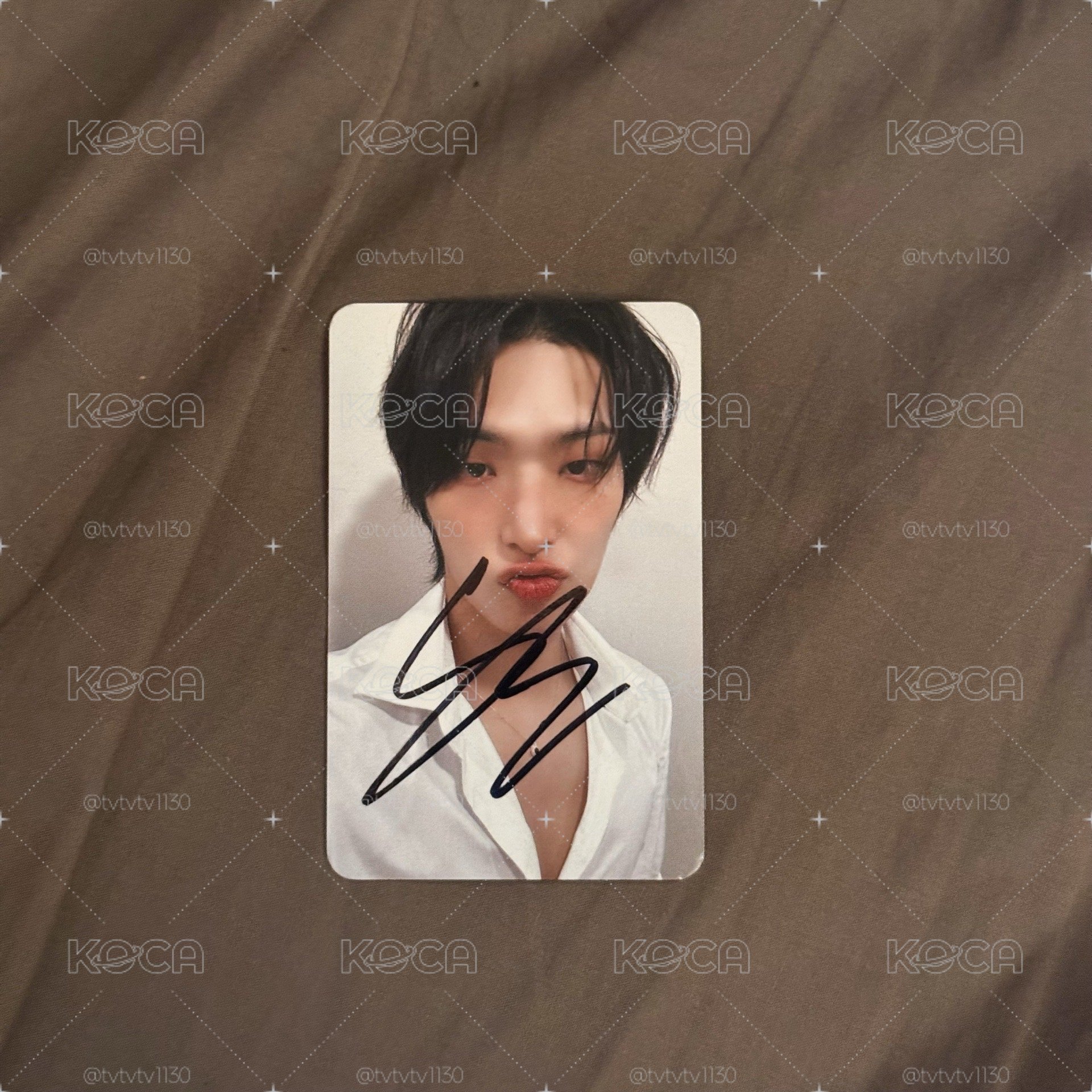 ATEEZ 親簽 旼琦