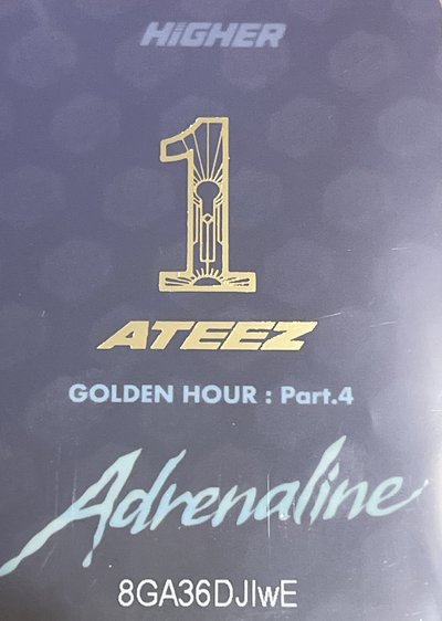 ATEEZ GOLDEN HOUR:part.4 Adrenaline Higher 鍾+旼