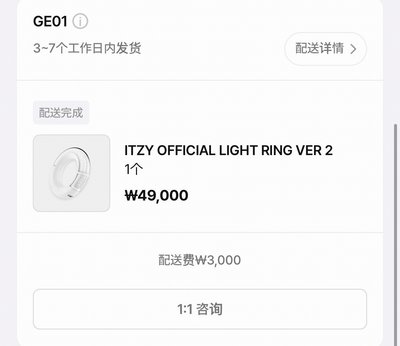 ITZY二代手燈 全新未拆 無小卡