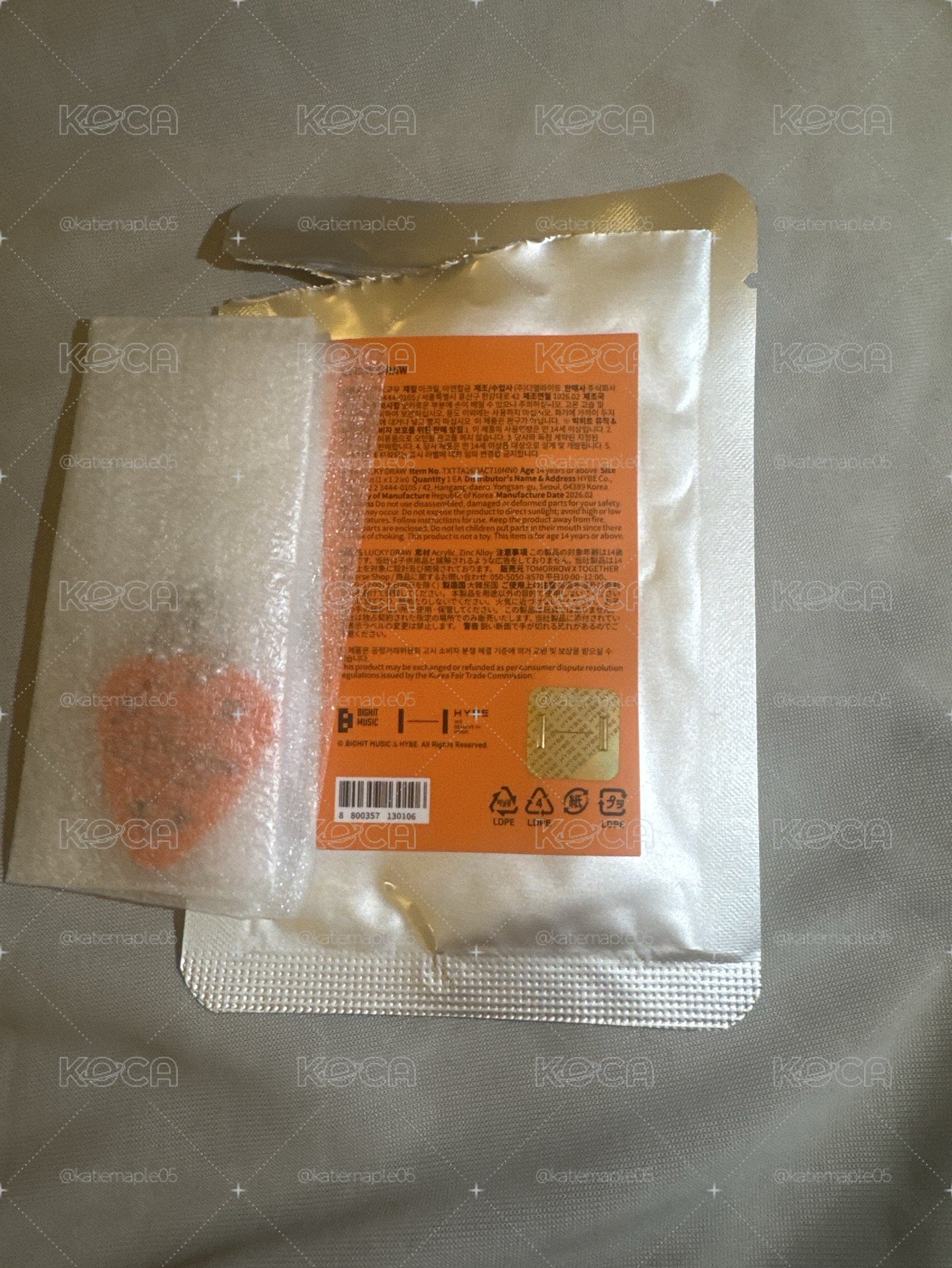 秀彬MOA CON PICK 鑰匙圈吊飾 