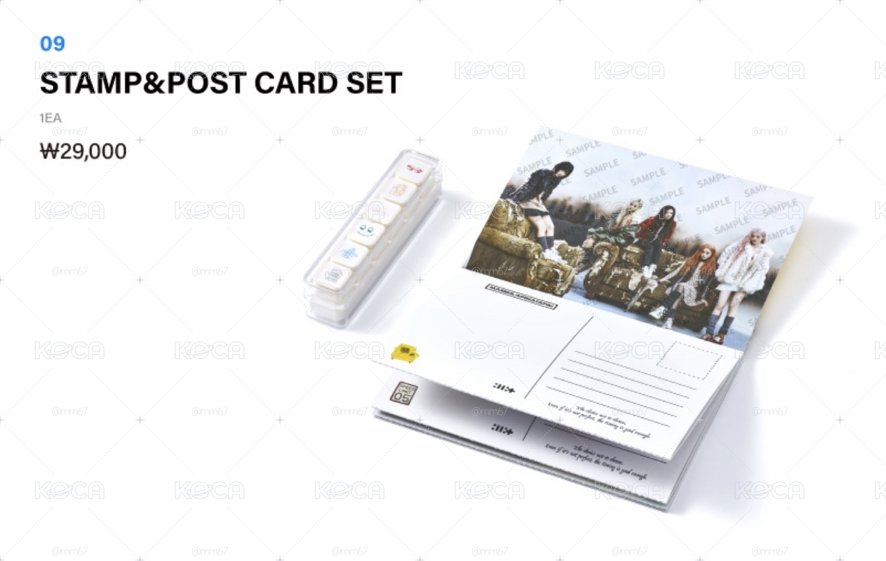 代購｜ILLIT 迷四快閃 09印章明信片組