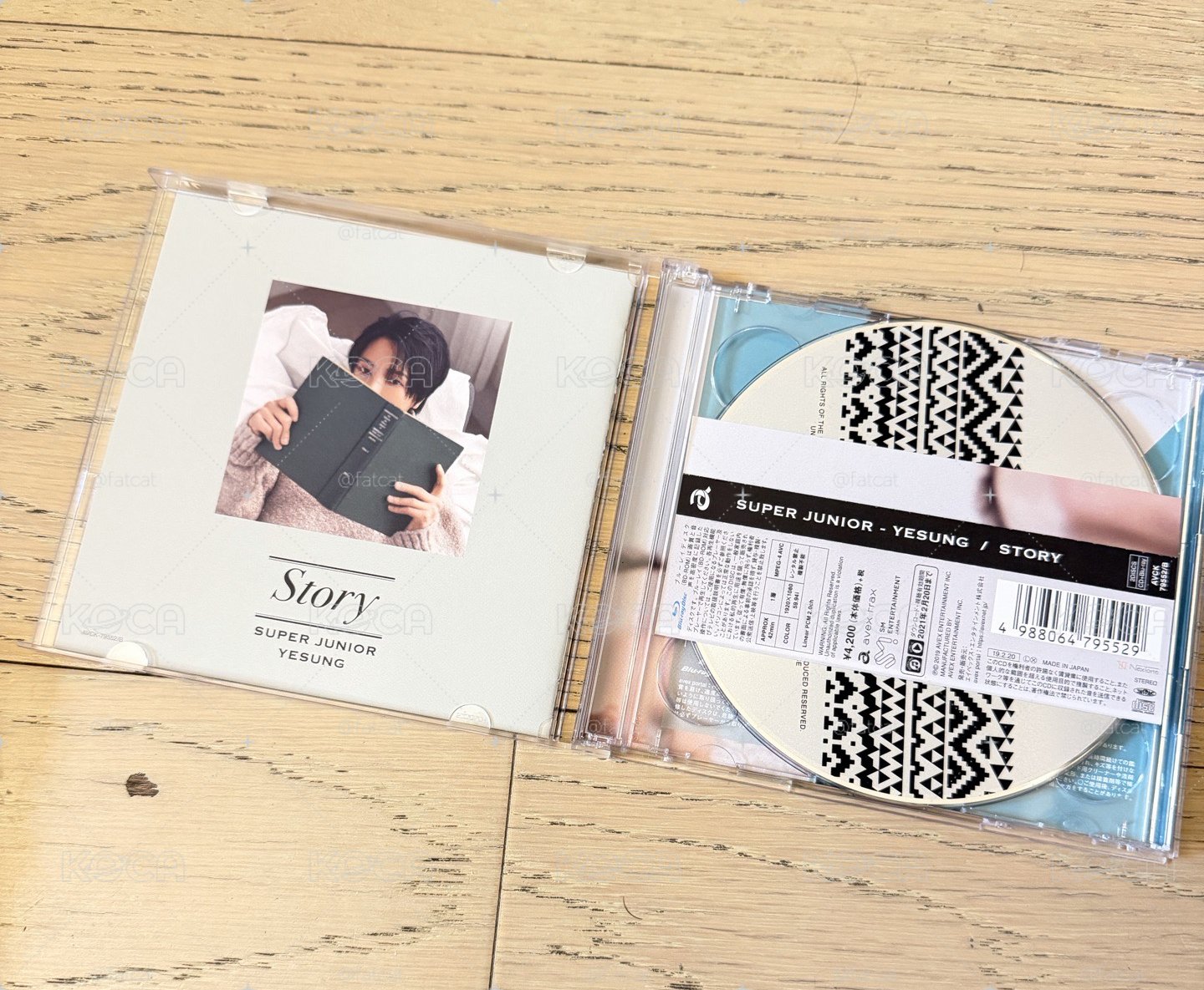 Yesung 藝聲_日文正規一輯_STORY_初回生産限定盤_CD+Blu-ray