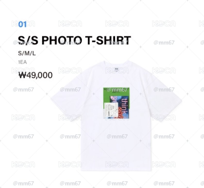 代購｜ILLIT 迷四快閃 01照片T-SHIRT