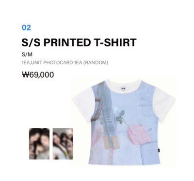 代購｜ILLIT 迷四快閃 02印花T-SHIRT