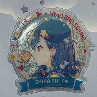 杏水族徽章+會徽章保護套