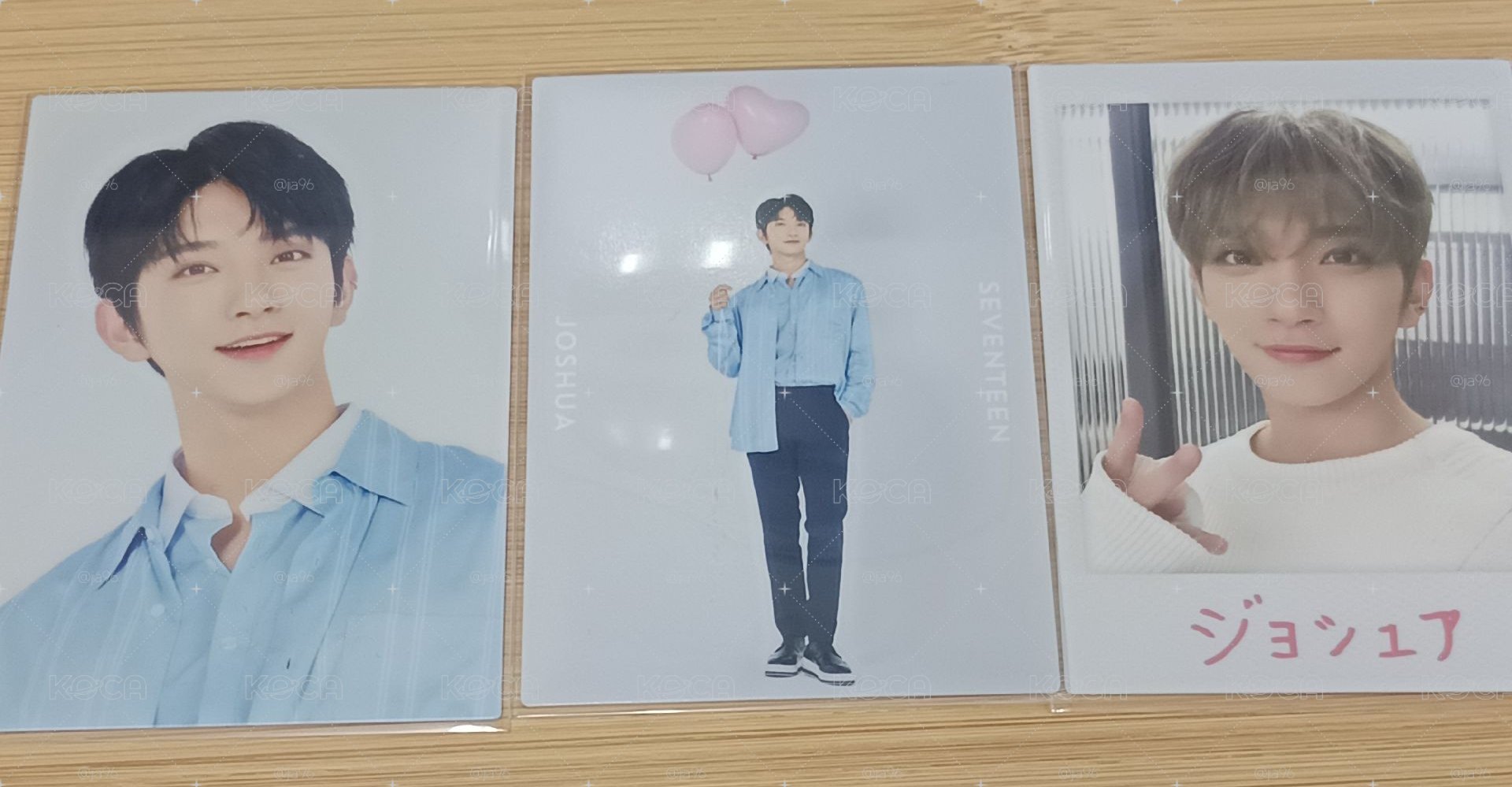 seventeen Joshua 洪知秀 蛋巡 卡包卡