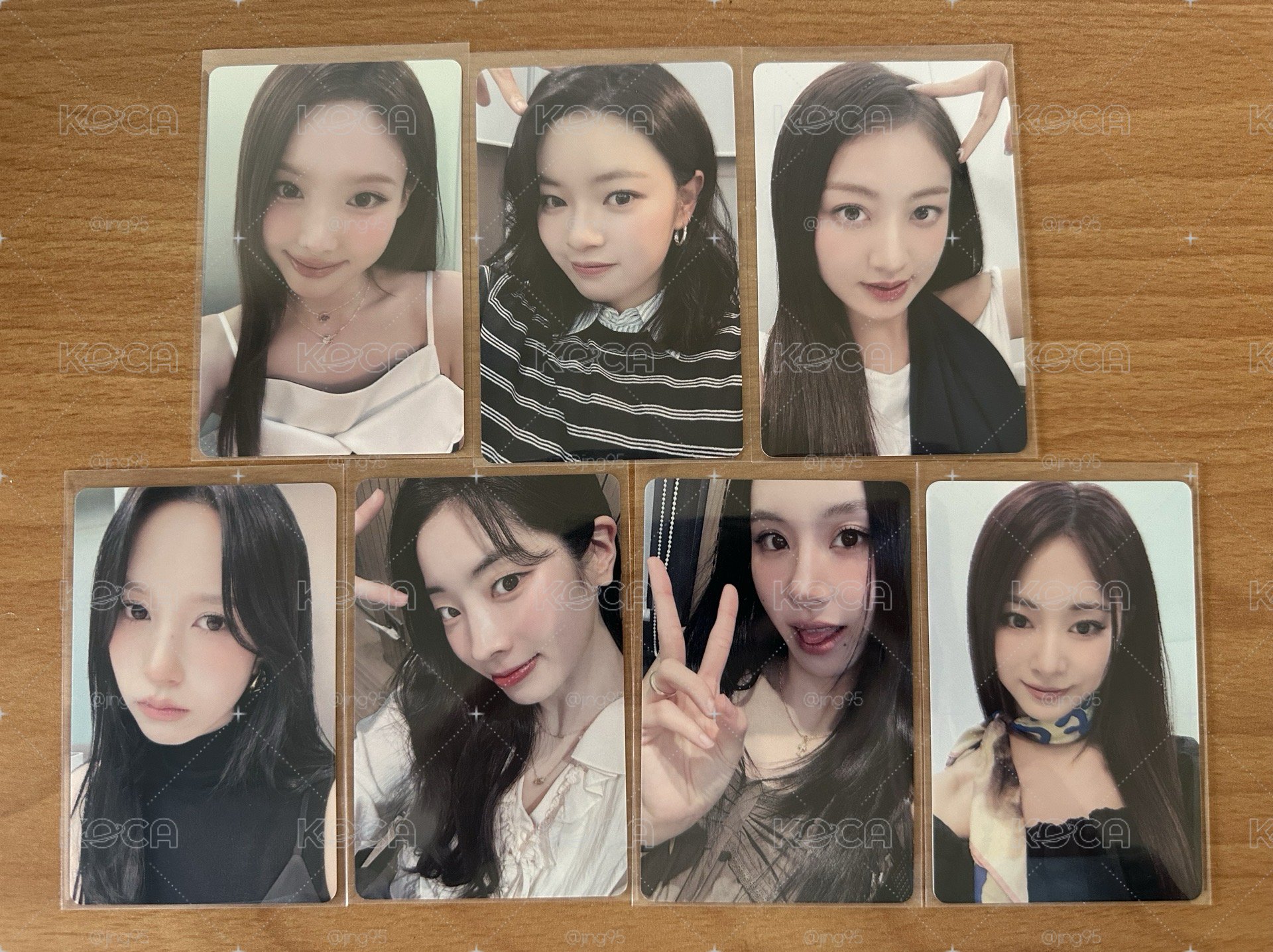 TWICE YZY1.0 合影簽售卡