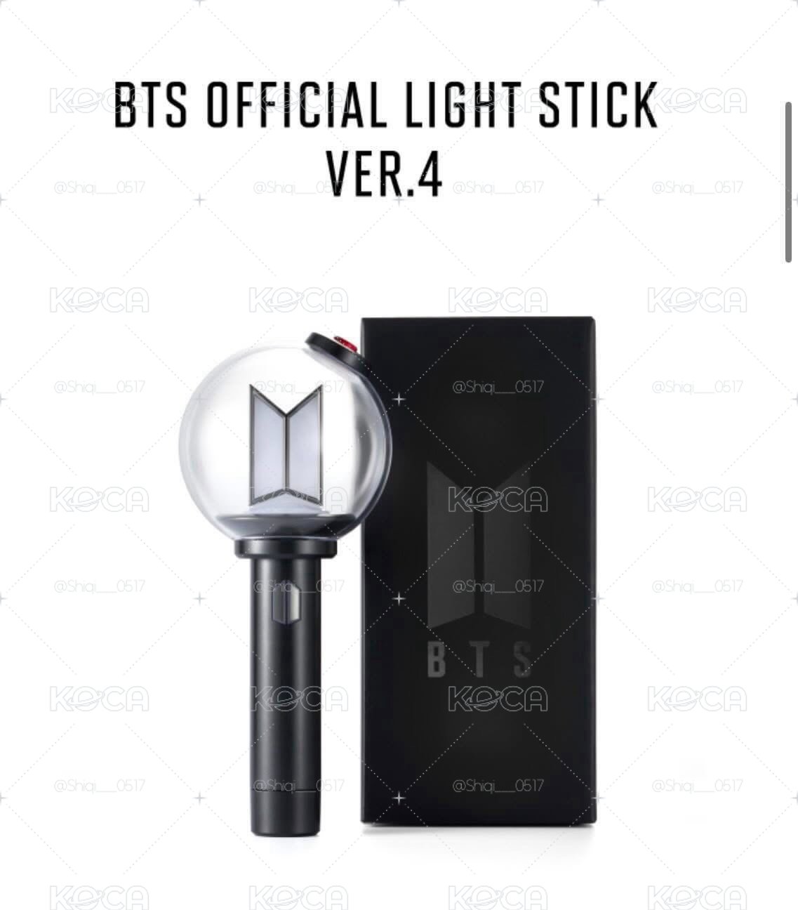 BTS四代手燈 全新 現貨