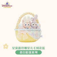 毛絨花籃