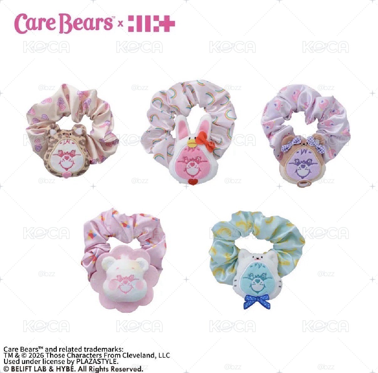 ILLIT X Carebear 聯名 髮圈