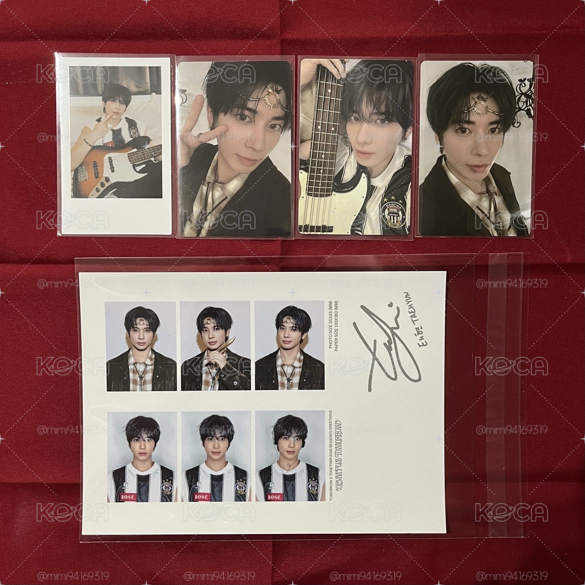 TXT 26年年曆 太顯set