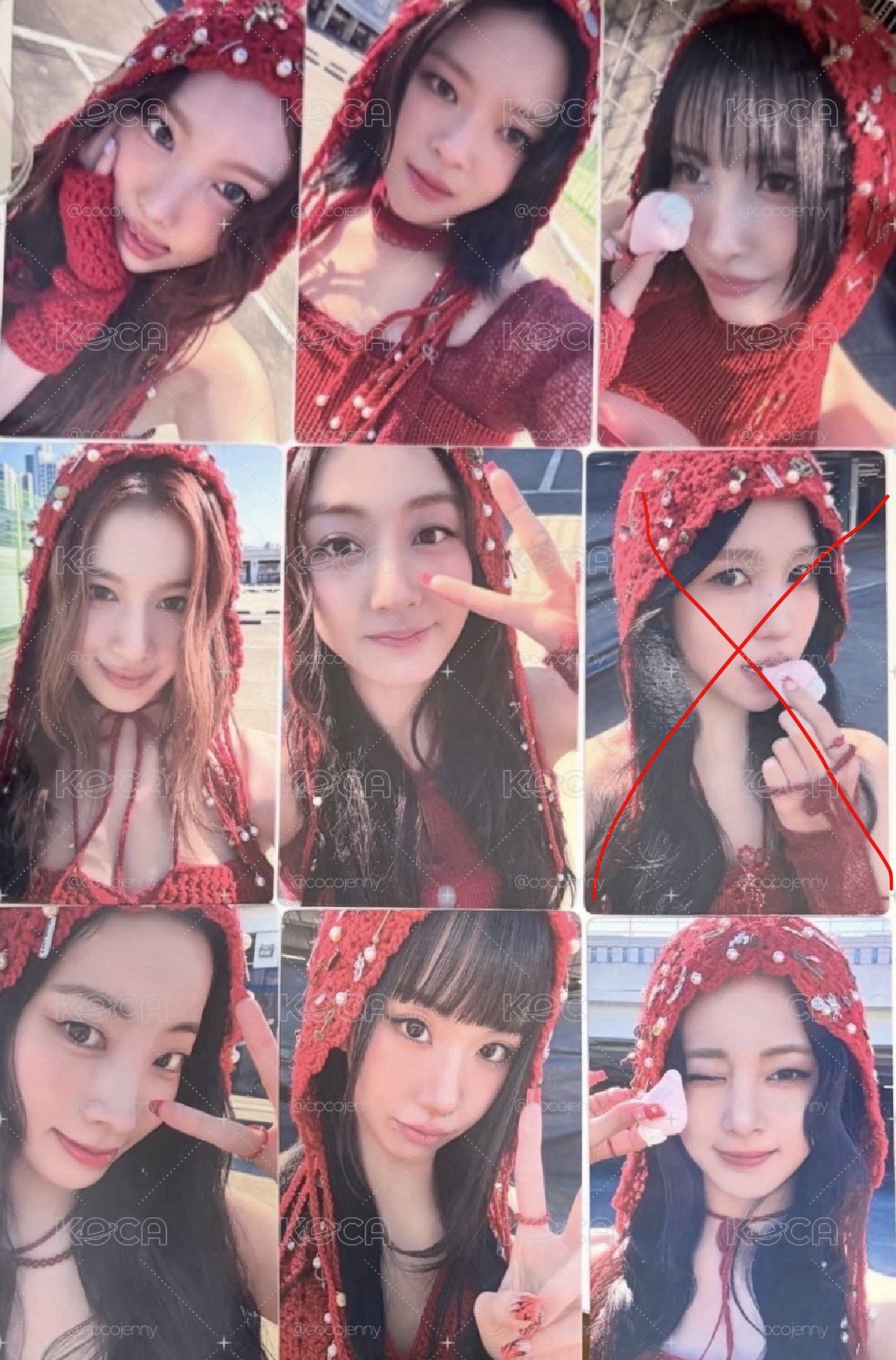 twice紅衣入場卡