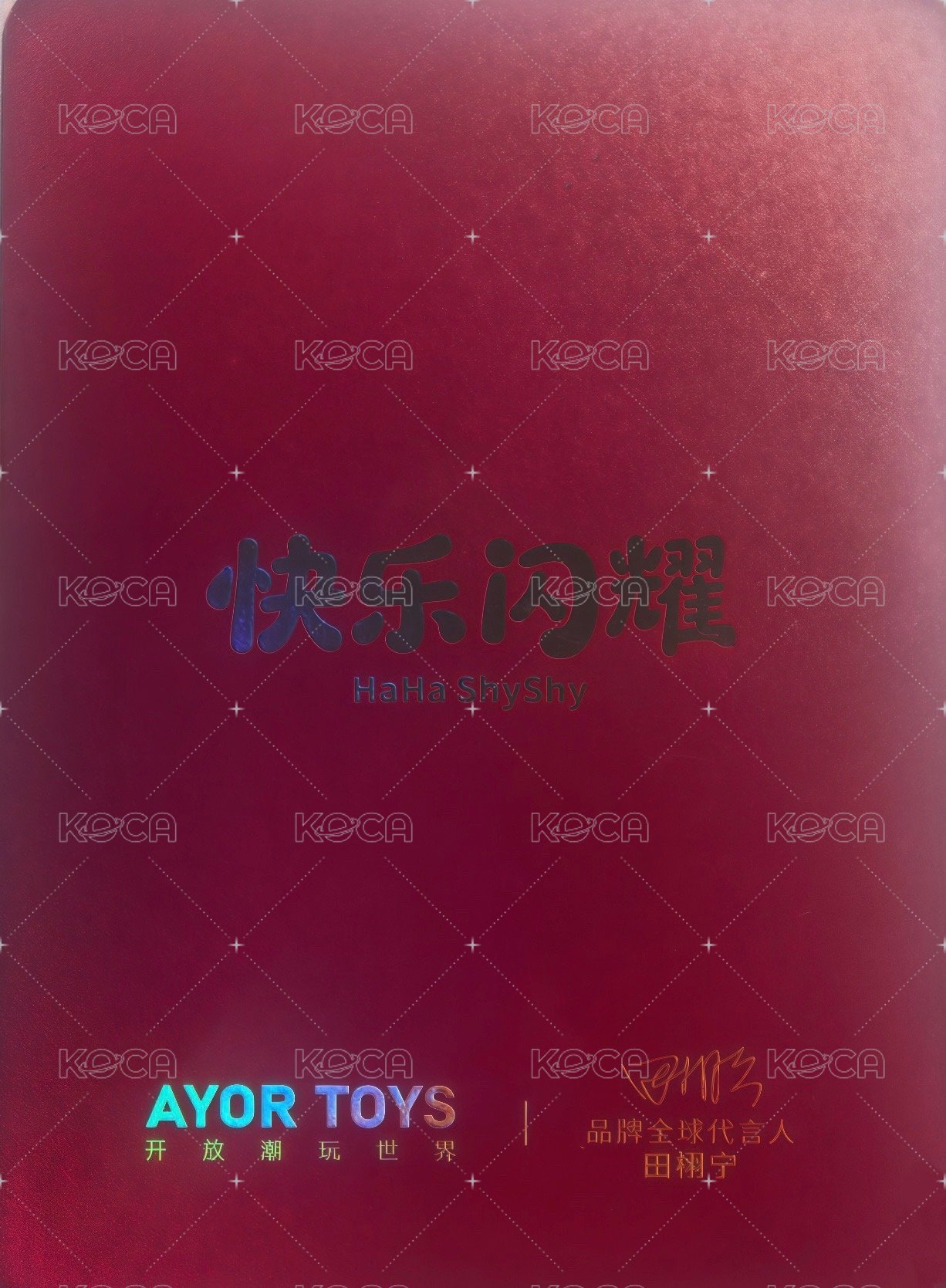 兔閃閃 馬年新春定制禮盒 代言卡  背面