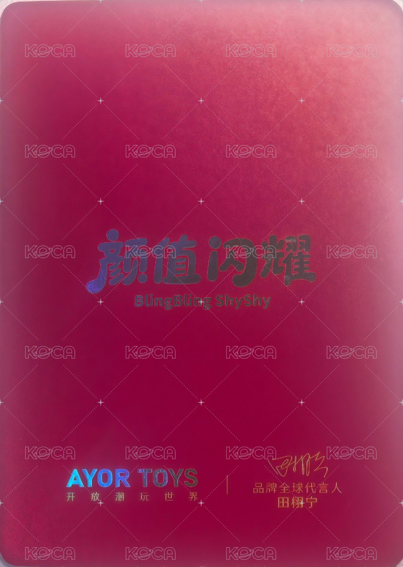 兔閃閃 馬年新春定制禮盒 代言卡  背面