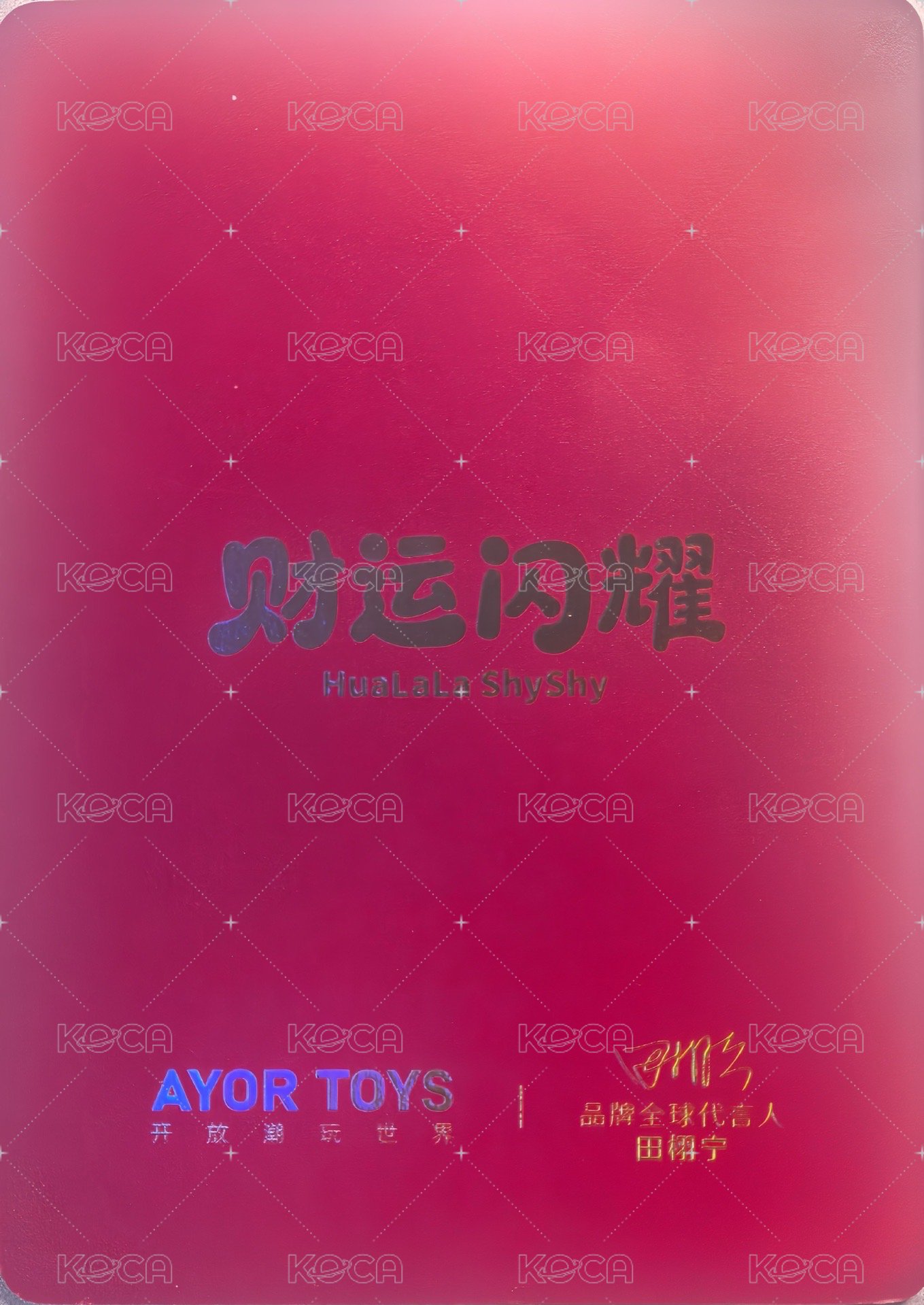 兔閃閃 馬年新春定制禮盒 代言卡  背面