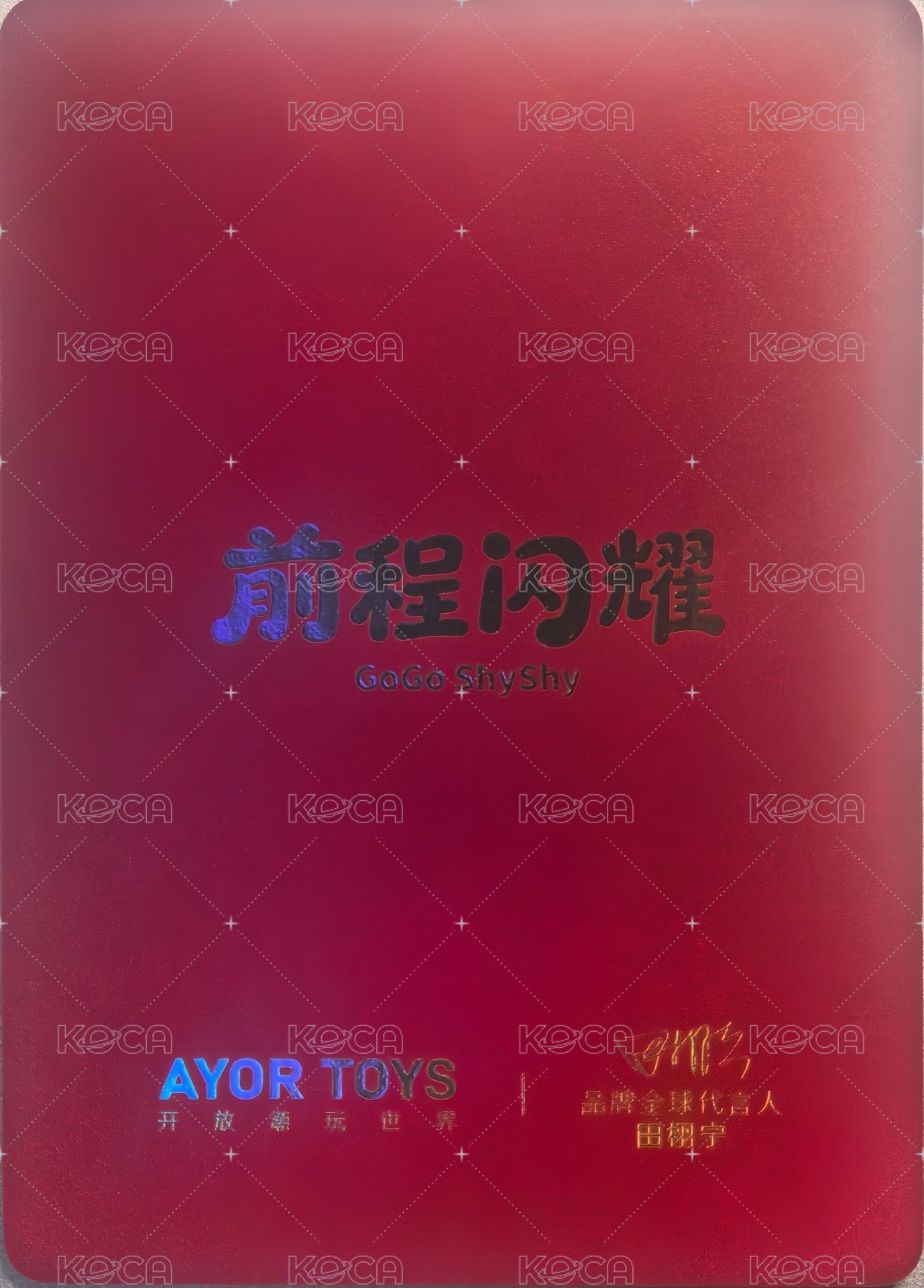 兔閃閃 馬年新春定制禮盒 代言卡  背面