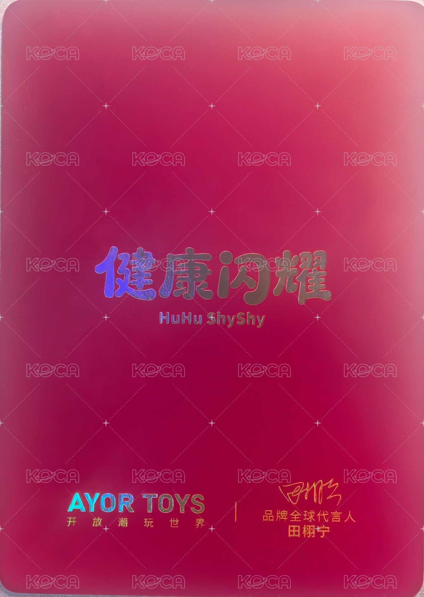 兔閃閃 馬年新春定制禮盒 代言卡  背面