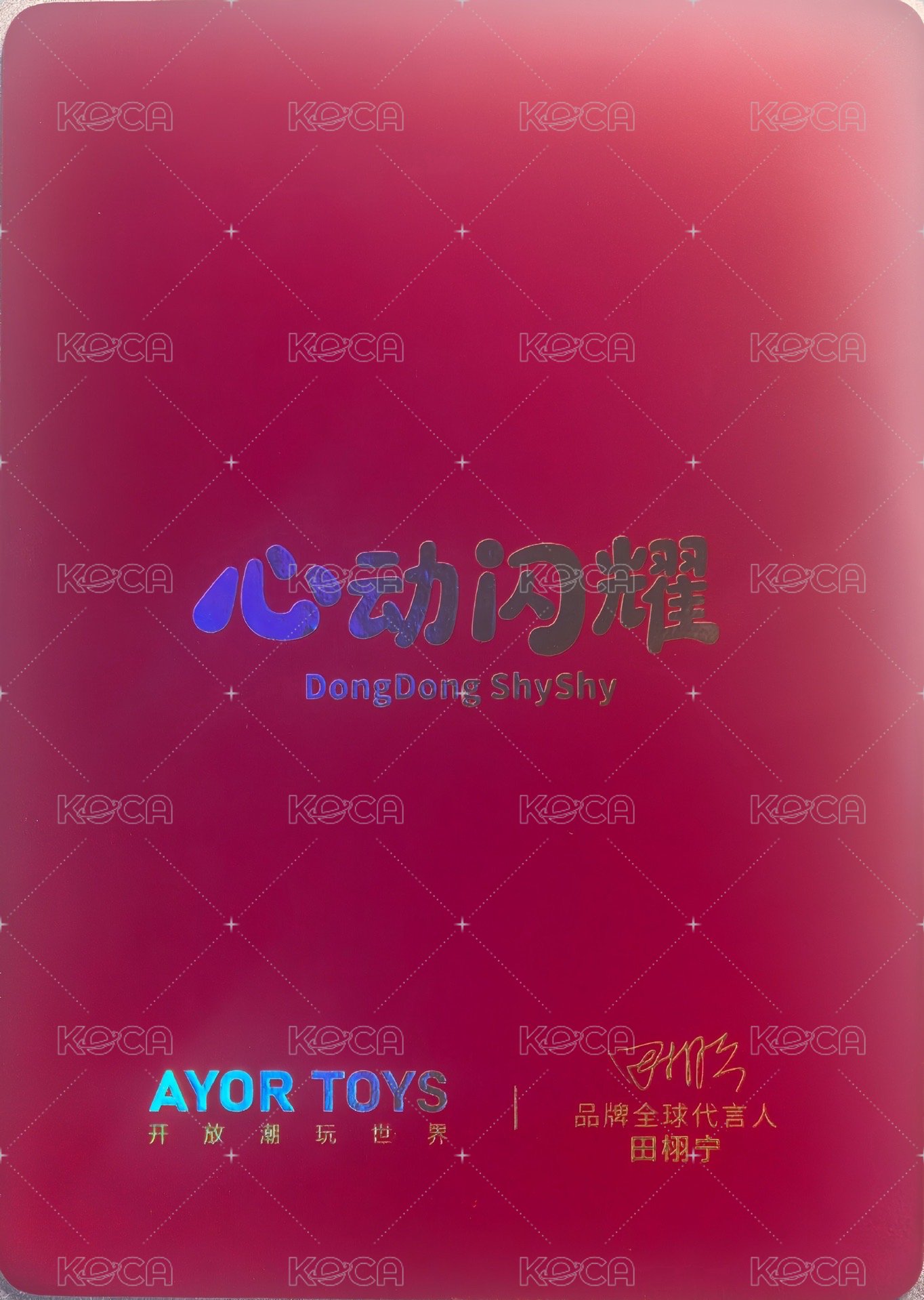兔閃閃 馬年新春定制禮盒 代言卡  背面
