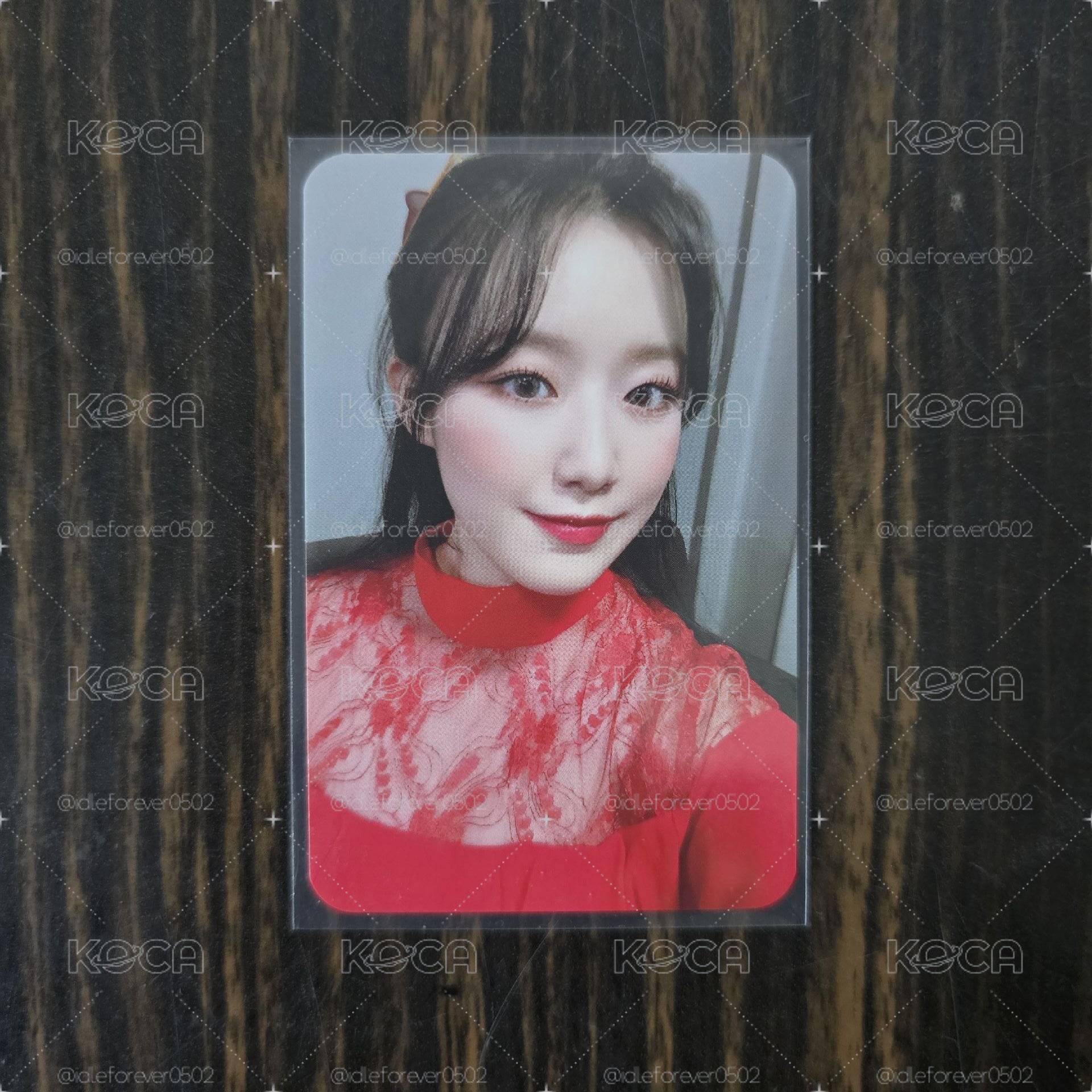 i-dle 迷四 MHD1.0簽售特典卡 舒華