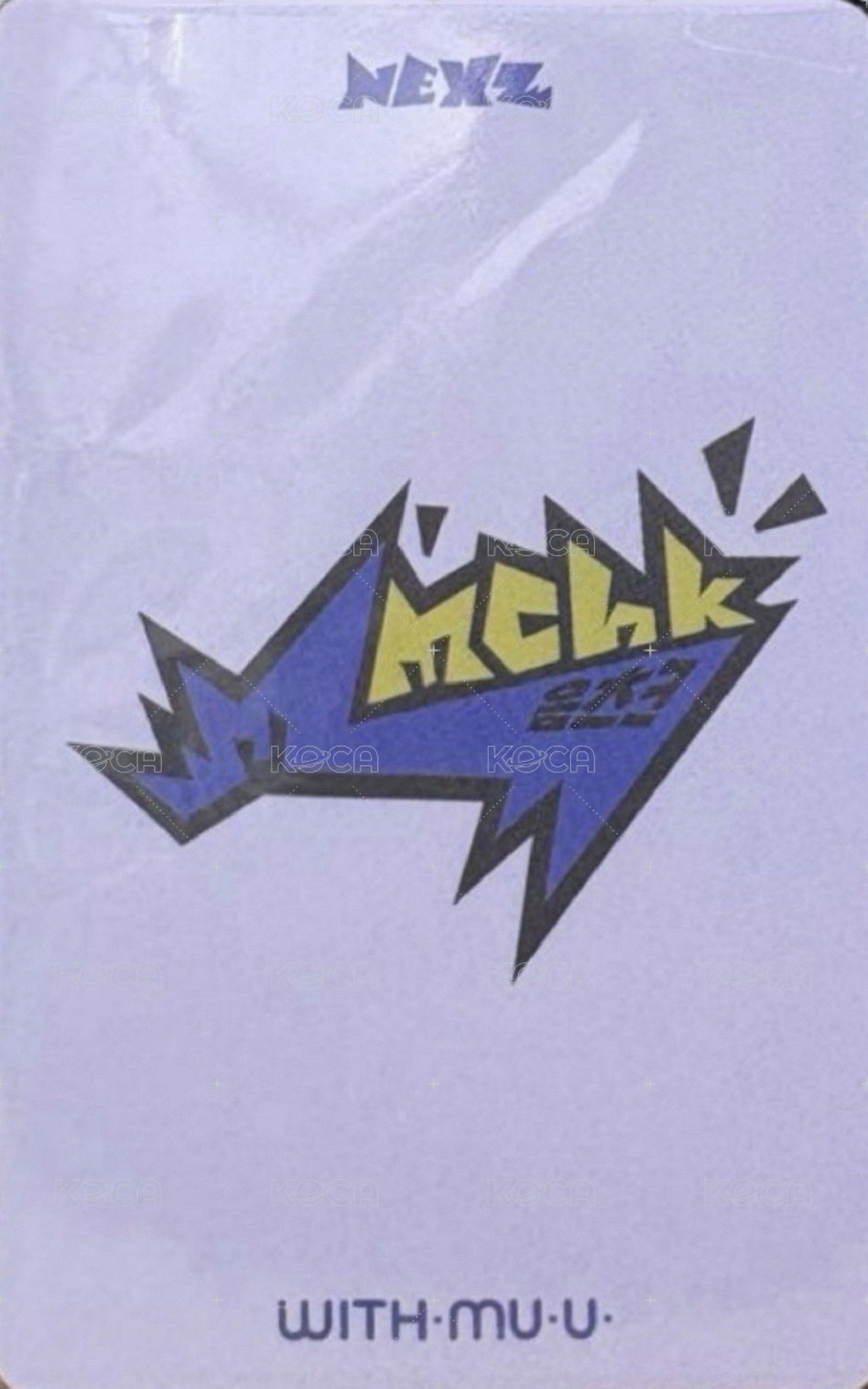 Mmchk 快閃 wm 幸運卡 貼紙專 背面