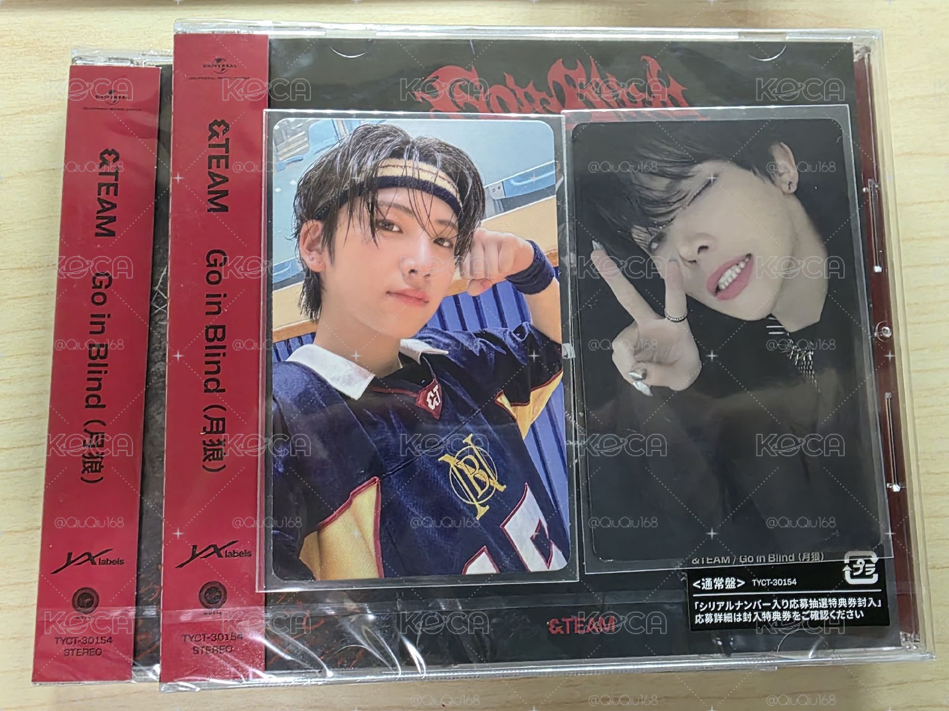 enhypen 朴成訓正規二領帶訓中文卡背