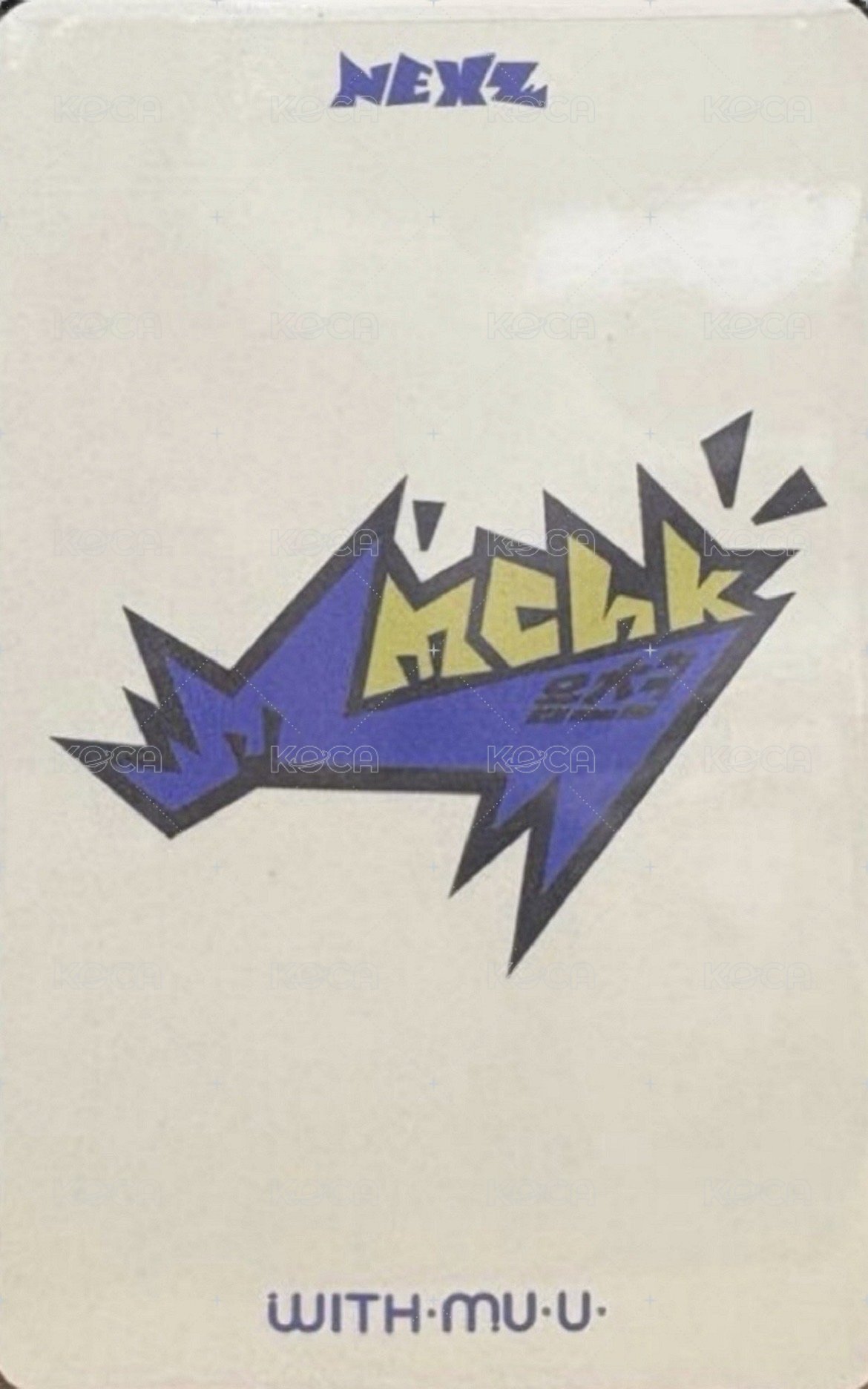 Mmchk 快閃 wm 幸運卡 普版 背面