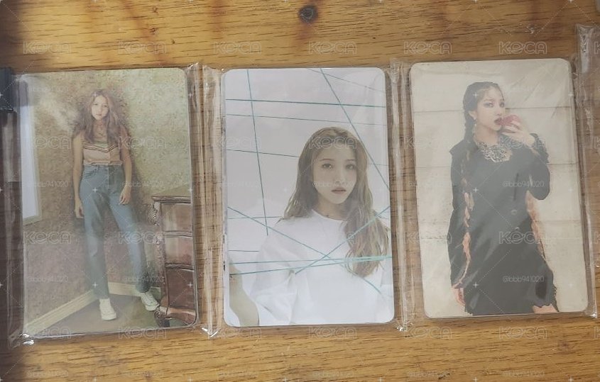 GFRIEND 三組預購禮小卡