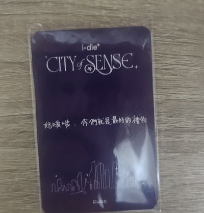 idle 展覽二輪雨琦入場卡