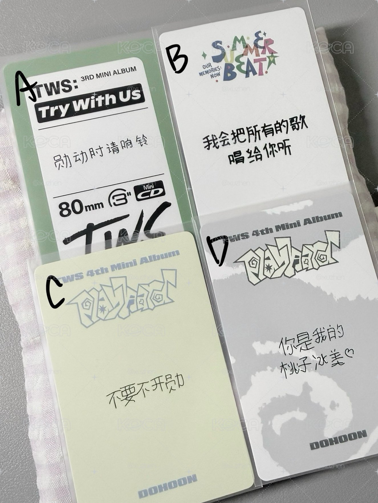 ᴅᴏʜᴏᴏɴ 特殊卡背