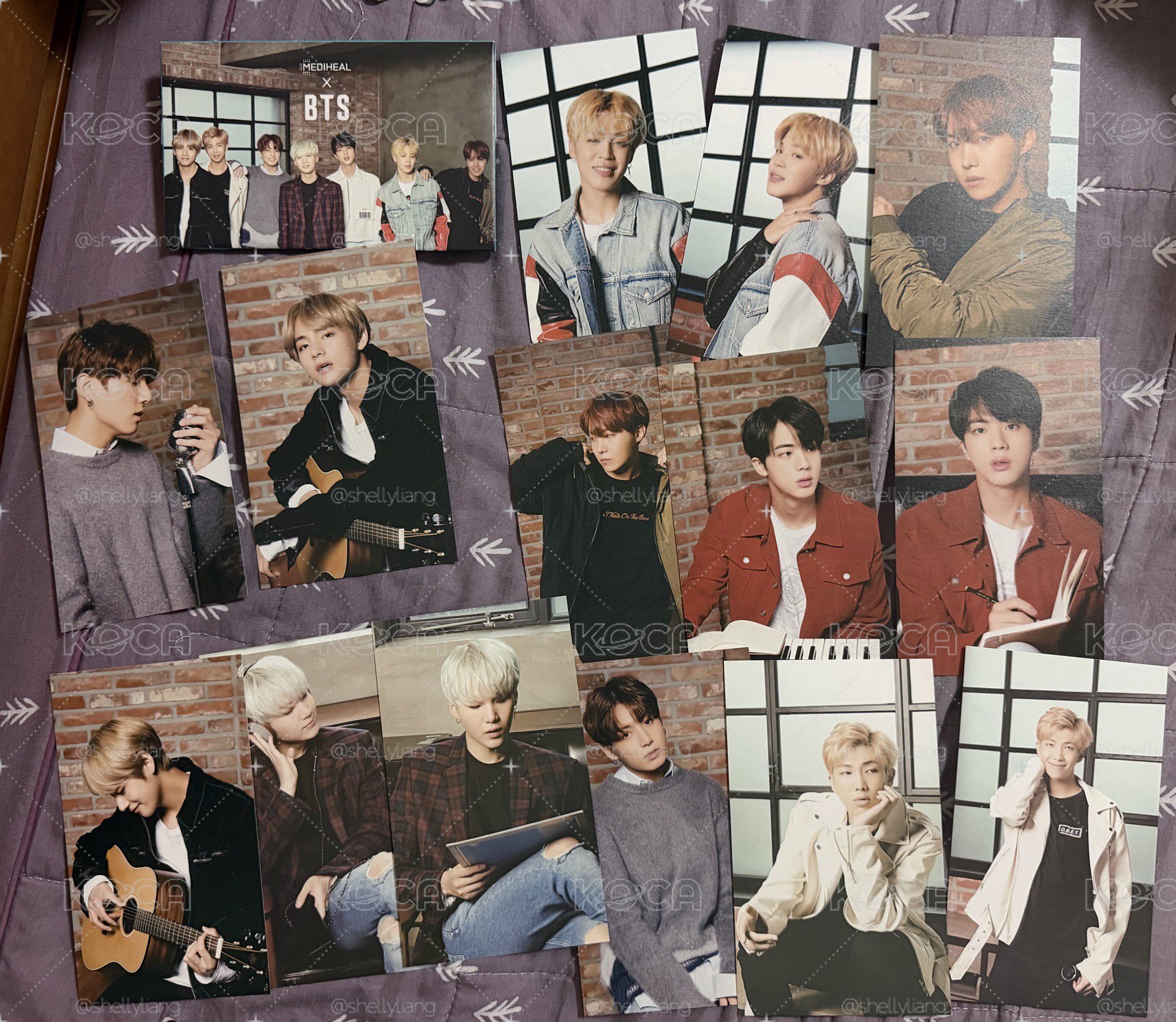 BTS MEDIHEAL 代言卡
