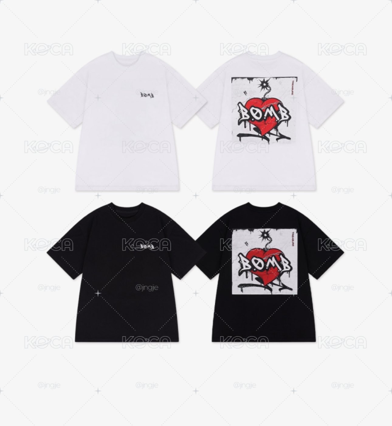 TREASURE B.O.M.B 短袖上衣 黑色M號
