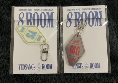 ATEEZ 8ROOM鑰匙圈*含小卡*（全新未拆）