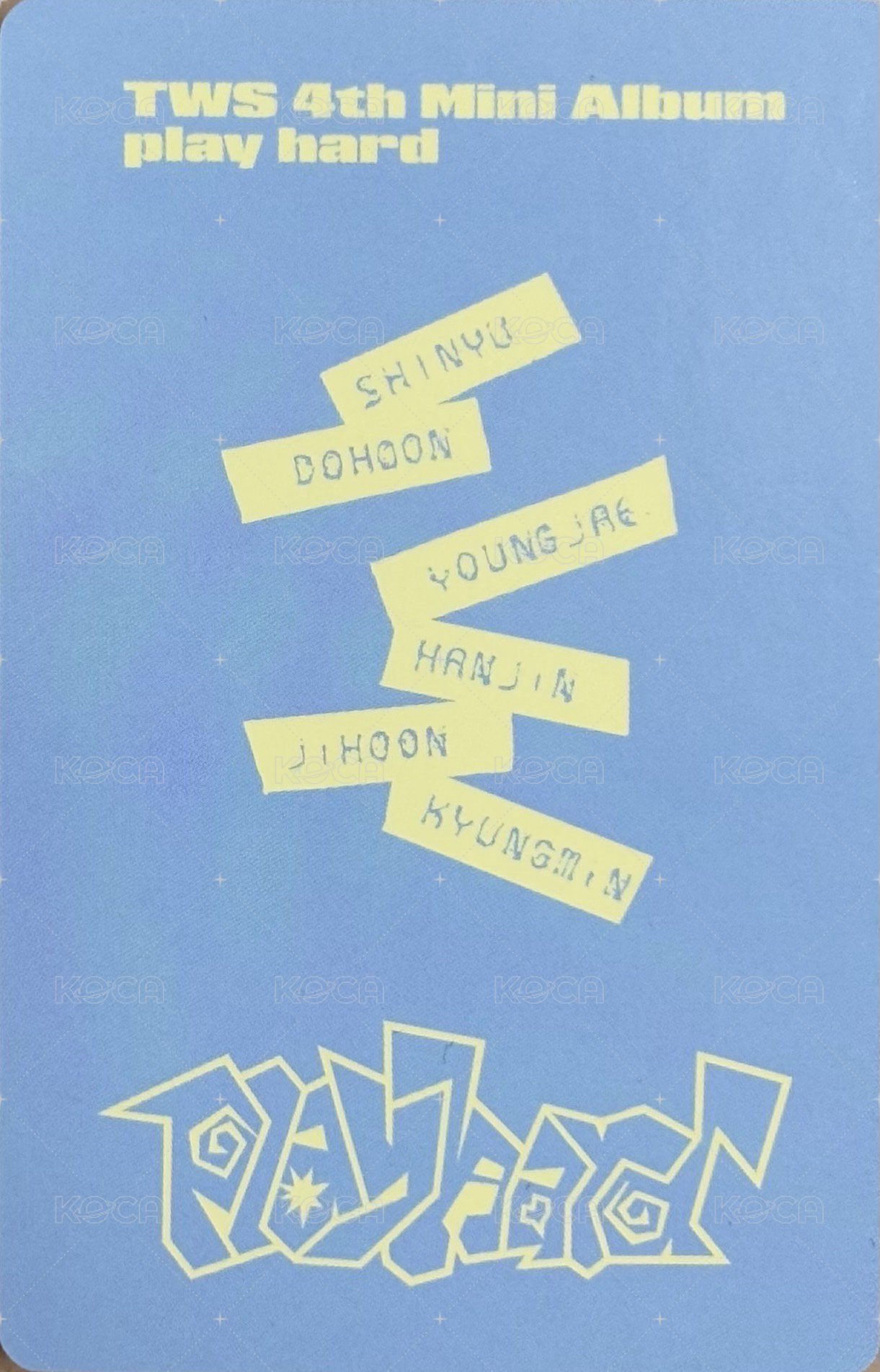 迷四 yzy 上海線下 簽售卡  背面