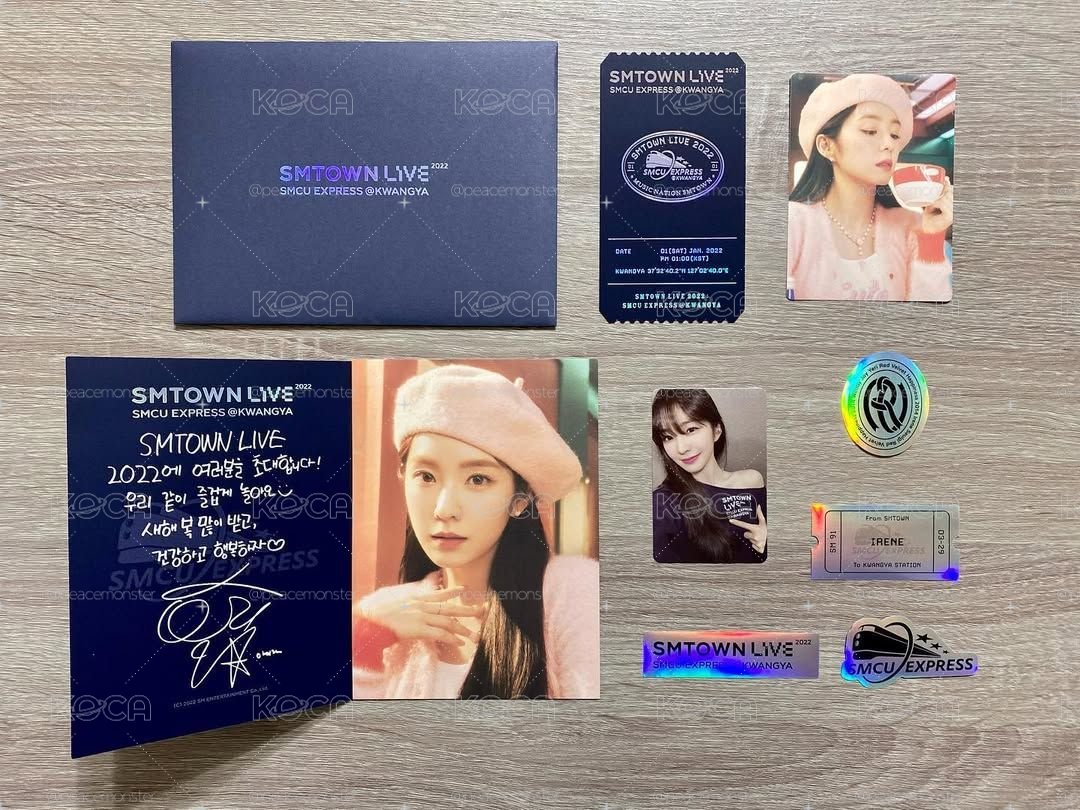 Red Velvet Irene 2022 SMCU AR票卡組