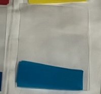 淺藍色長方紙花*1