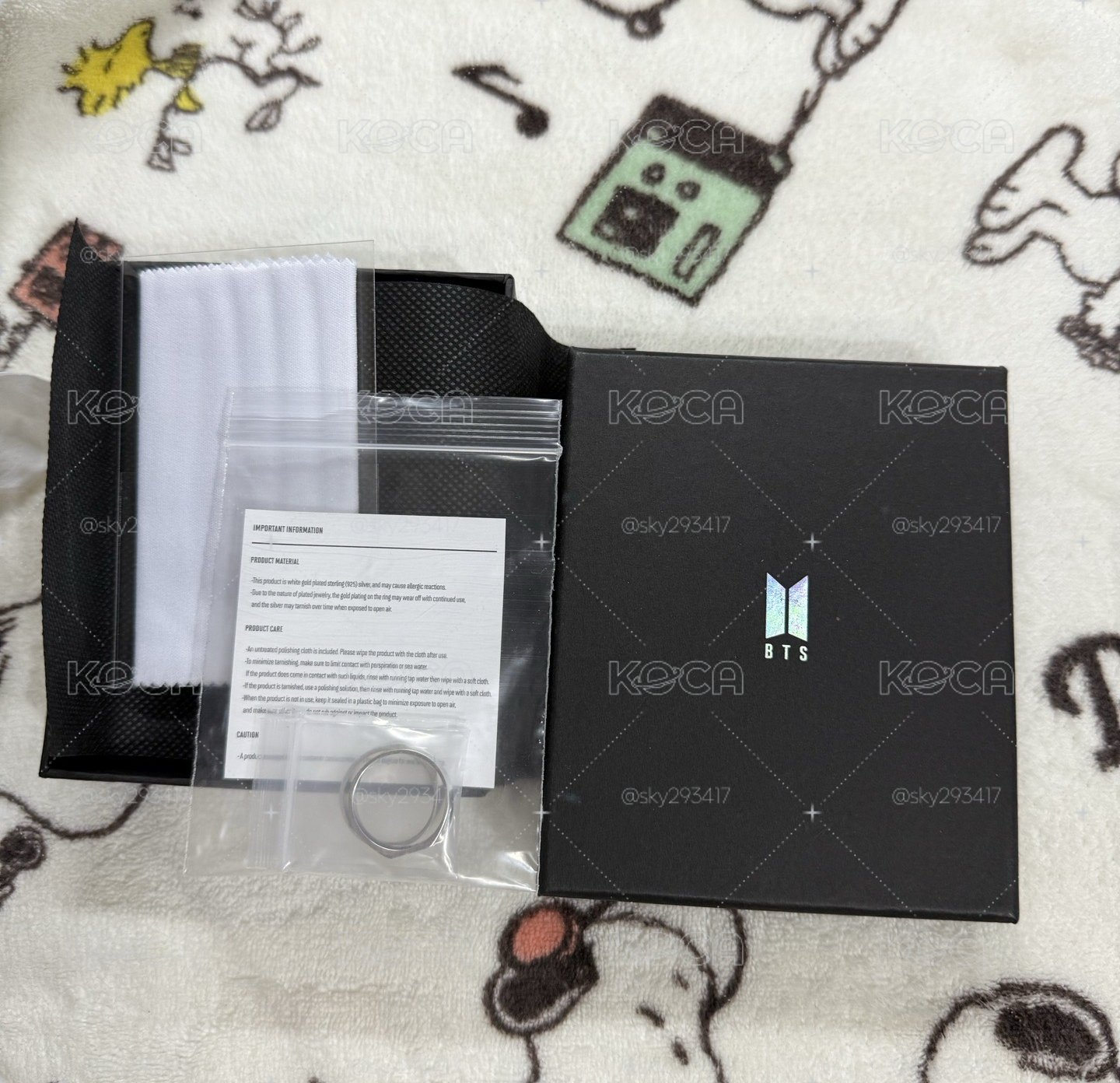 BTS MAP OF THE SOUL RING戒指