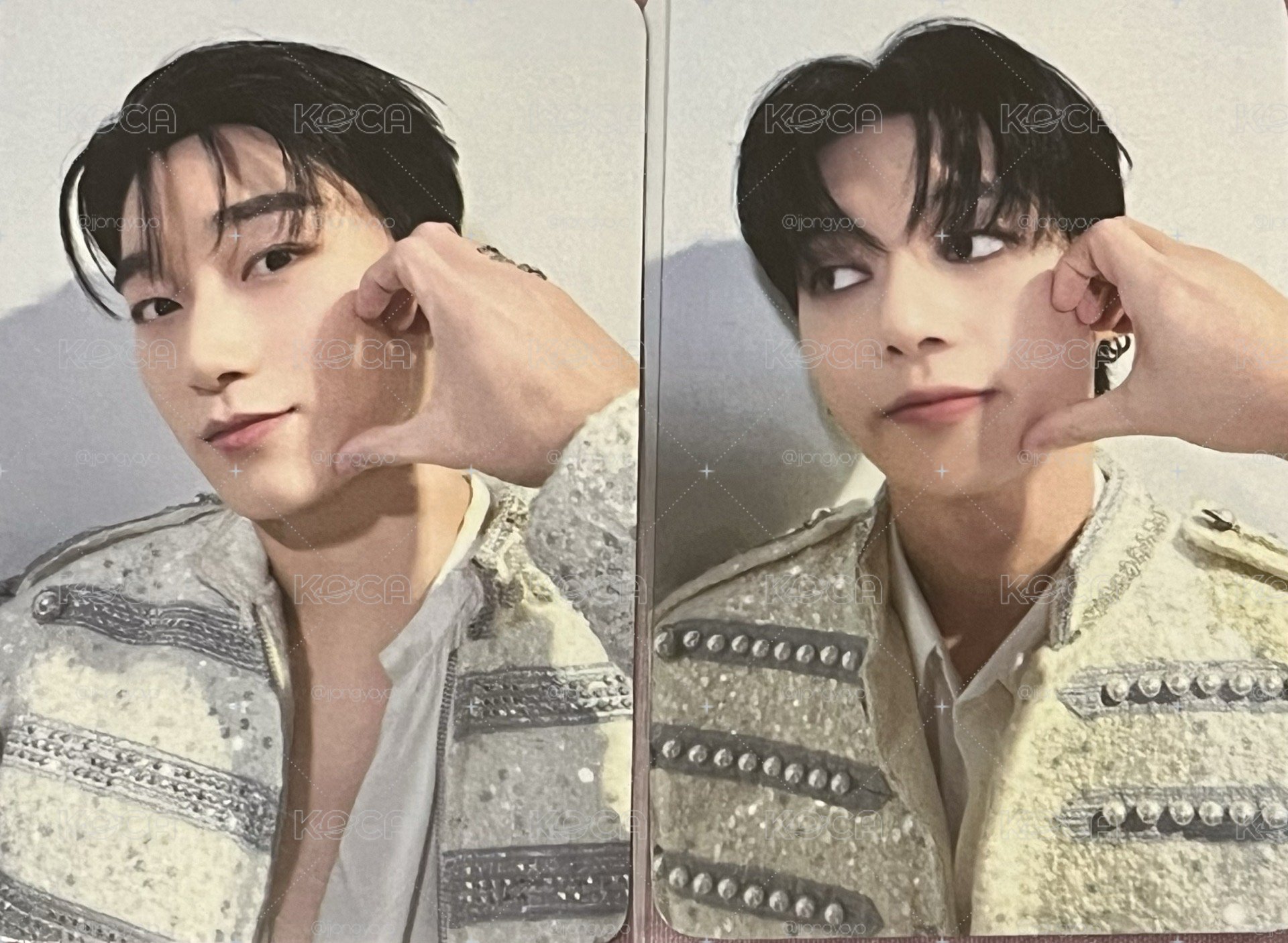 ATEEZ GOLDEN HOUR part.2 MAKESTAR 比心卡 傘+榮