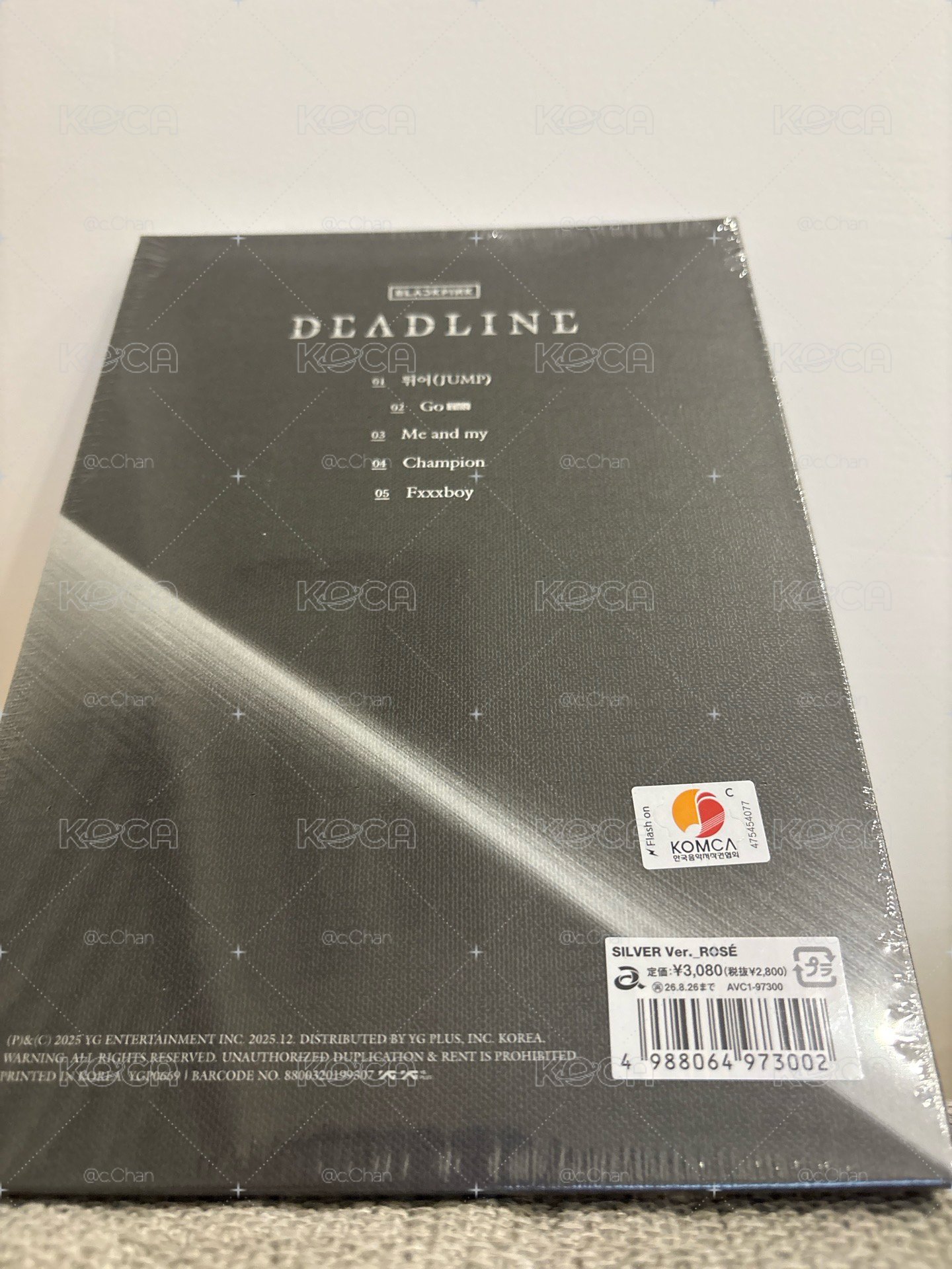 日本Rose第三張迷你專輯「DEADLINE(SILVER Ver.)」