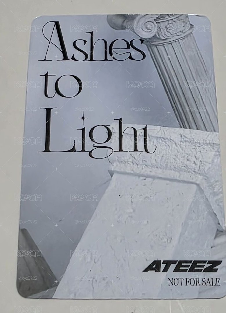 Ashes to Light 鍾浩 UM特典