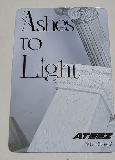 Ashes to Light 鍾浩 UM特典