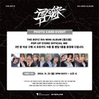 THE BOYZ 9th MINI ALBUM [導火線] POP-UP STORE el預售滿額卡
