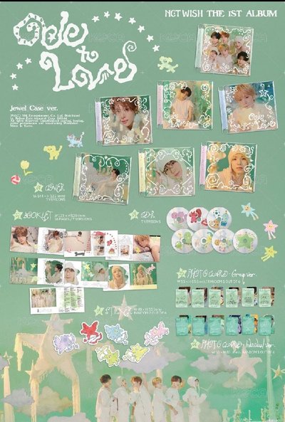 NCT WISH ODE TO LIVE未拆專-jc&package 